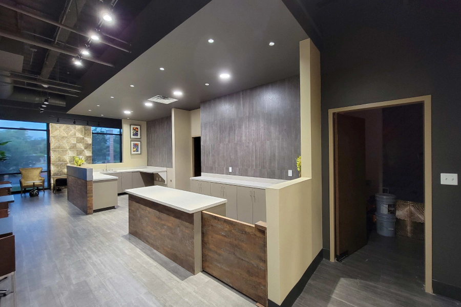 canteen area woodworked